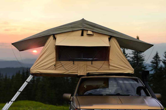 On the go with your roof tent, use Flex Aware to get activity notifications