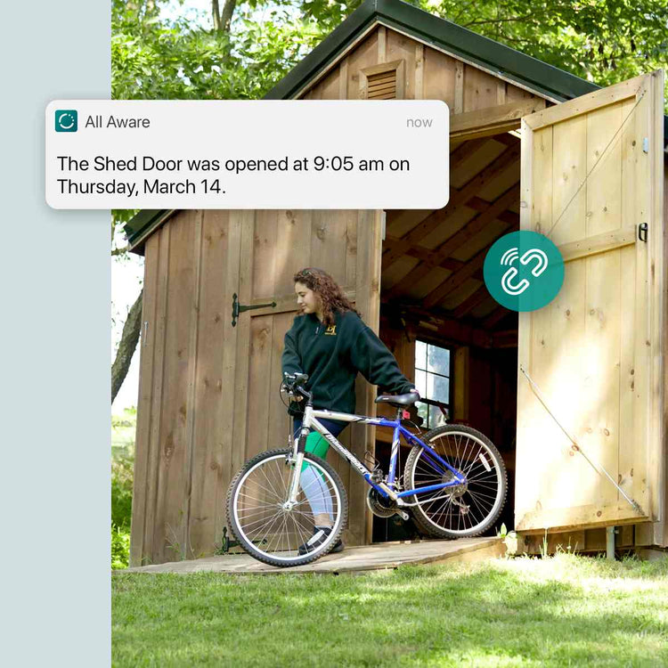 For rural living, get shed notifications from your cellular contact sensor