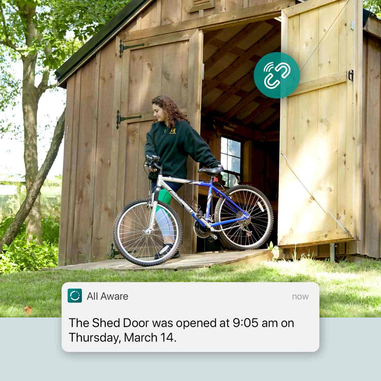 For rural living, get shed notifications from your cellular contact sensor